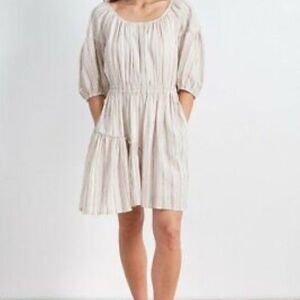A Piece Apart Camellia Women's Mini Dress 100% Organic Cotton Sz 0/XS